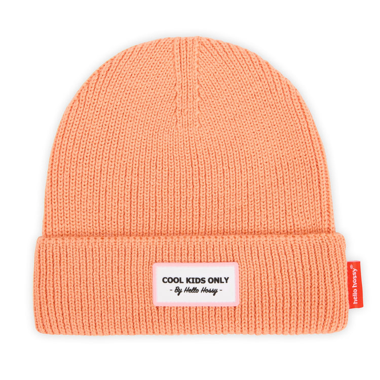 HELLO HOSSY. Pop Apricot mum beanie