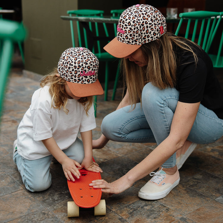 HELLO HOSSY. Καπέλο τζόκευ μαμάς Leopard#7