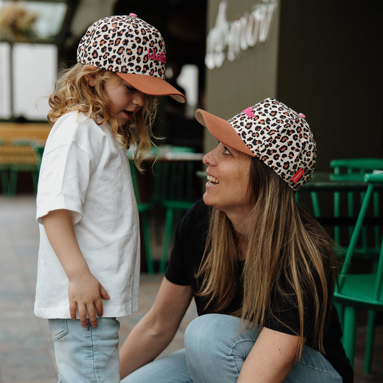 HELLO HOSSY. Καπέλο τζόκευ μαμάς Leopard#7
