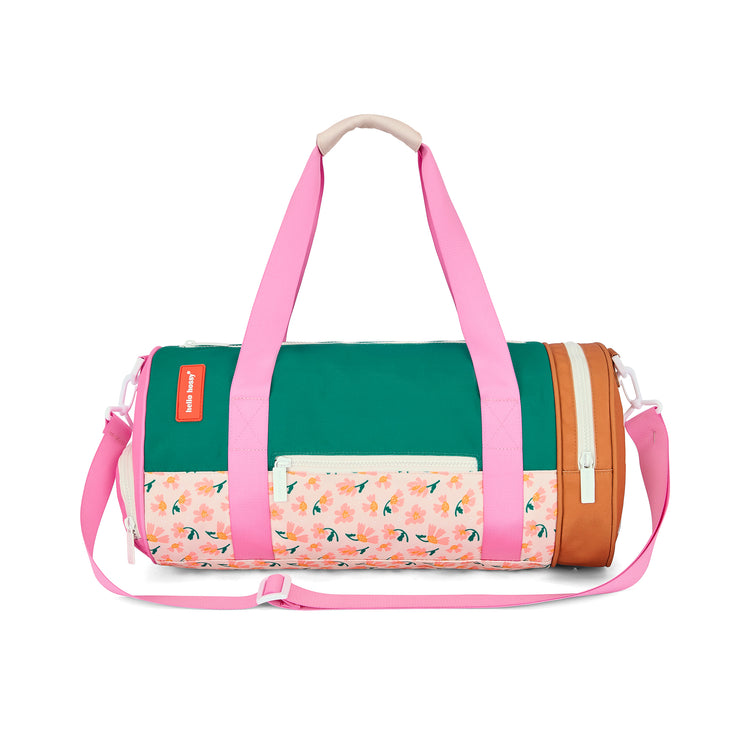 HELLO HOSSY. Τσάντα βόλτας κυλινδρική Springtime