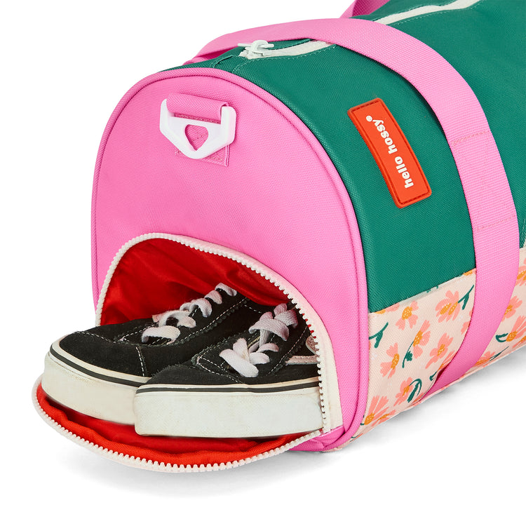 HELLO HOSSY. Τσάντα βόλτας κυλινδρική Springtime