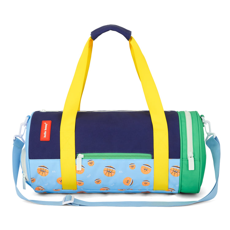 HELLO HOSSY. Τσάντα βόλτας κυλινδρική Bball Crew