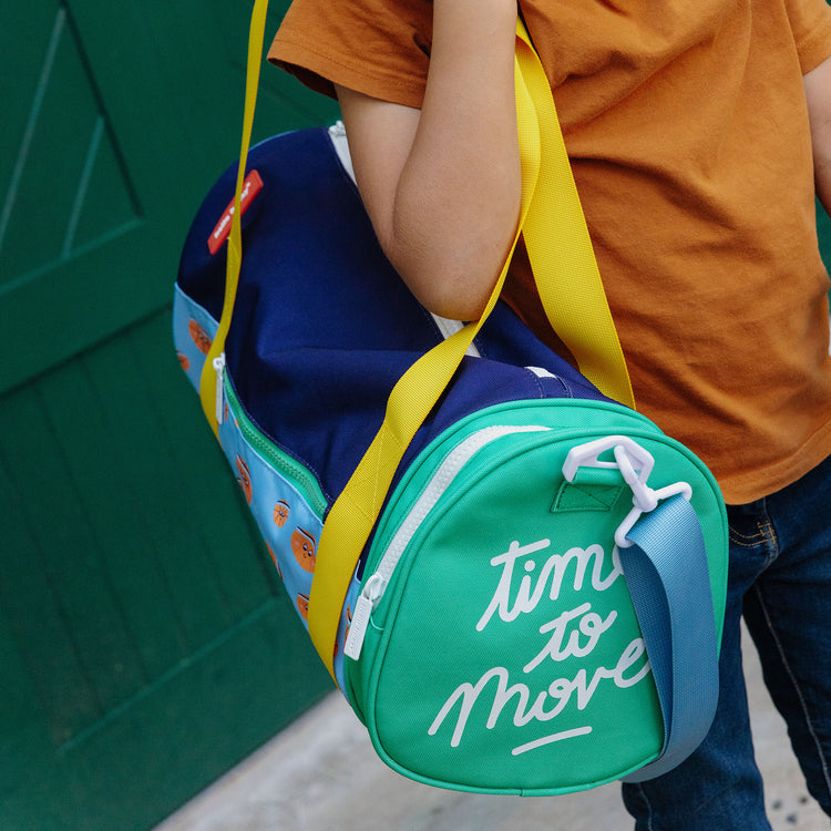 HELLO HOSSY. Τσάντα βόλτας κυλινδρική Bball Crew