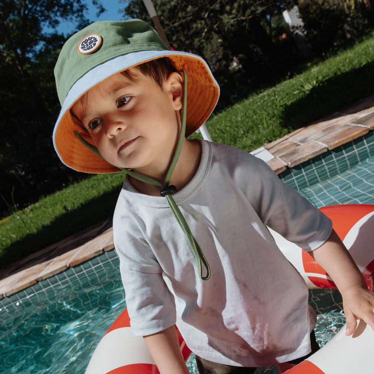 HELLO HOSSY. Καπέλο Bob παιδικό Mini Leaf