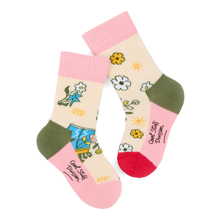 HELLO HOSSY. 3 Pack Socks Wildflowers - 1-2 years