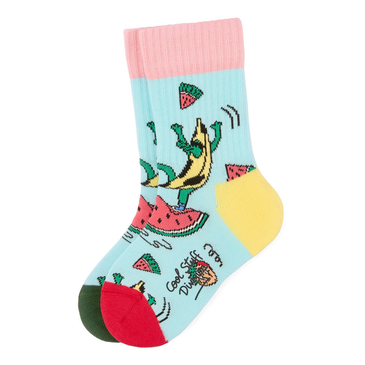 HELLO HOSSY. 3 Pack Socks Food - 1-2 years