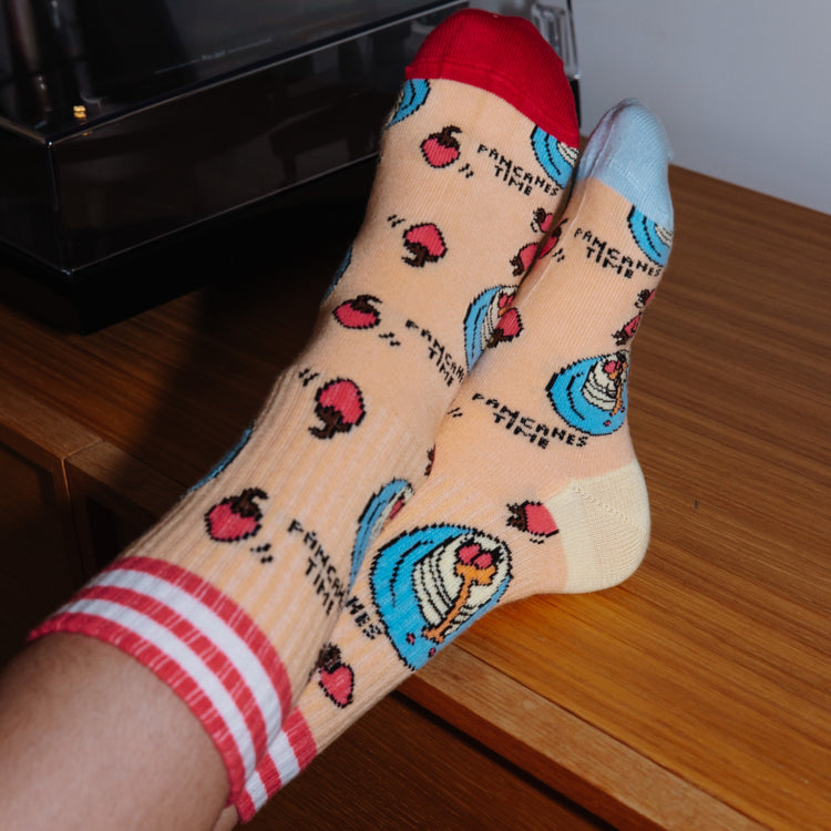 HELLO HOSSY. 3 Pack Socks Food - 1-2 years