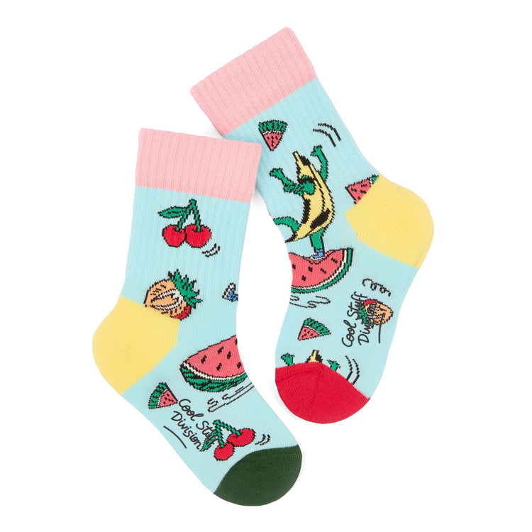 HELLO HOSSY. 3 Pack Socks Food - 1-2 years