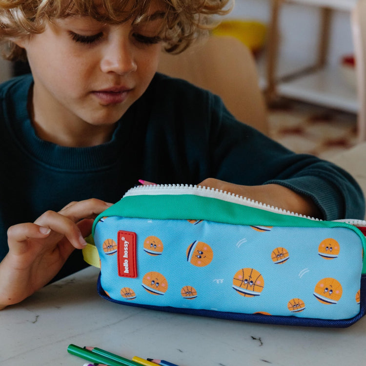 HELLO HOSSY. Bball Crew Pencil Case