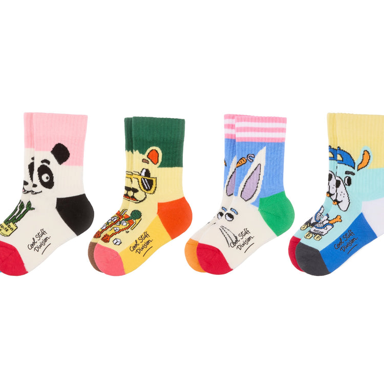 HELLO HOSSY. 4 Pack Socks Mascots - 1-2 years