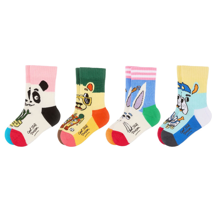 HELLO HOSSY. 4 Pack Socks Mascots