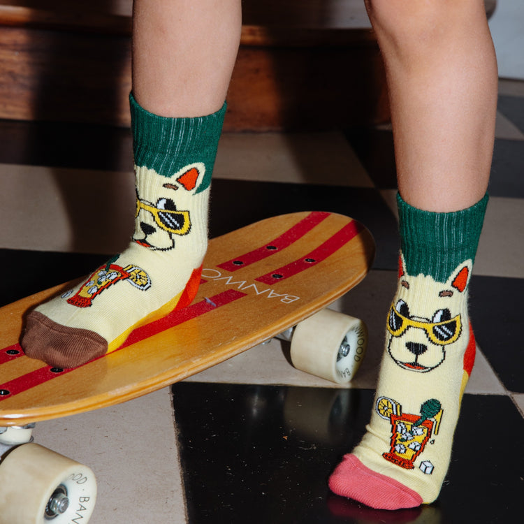 HELLO HOSSY. Σετ 4 ζευγάρια κάλτσες Mascots - 7-9 ετών