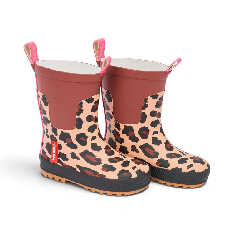 HELLO HOSSY. Γαλότσες παιδικές Leopard
