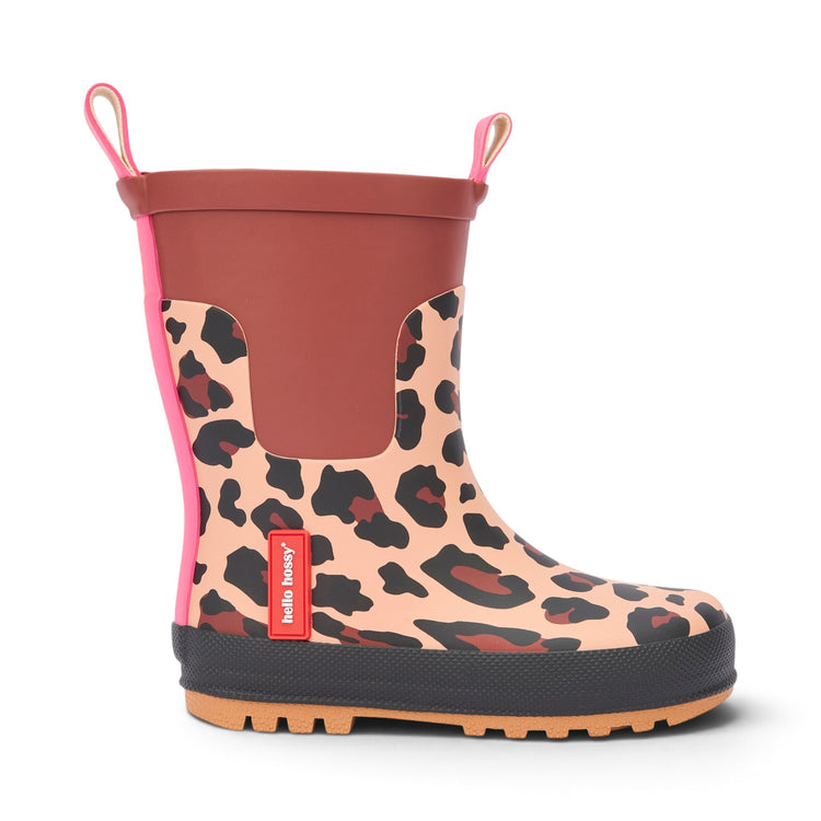 HELLO HOSSY. Γαλότσες παιδικές Leopard
