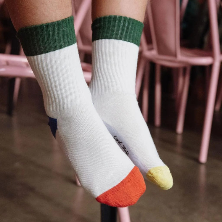 HELLO HOSSY. 4 Pack Socks Mini Color Pop