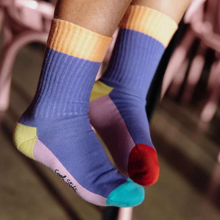 HELLO HOSSY. 4 Pack Socks Mini Color Pop