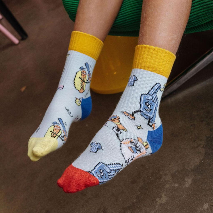 HELLO HOSSY. 4 Pack Socks Game On