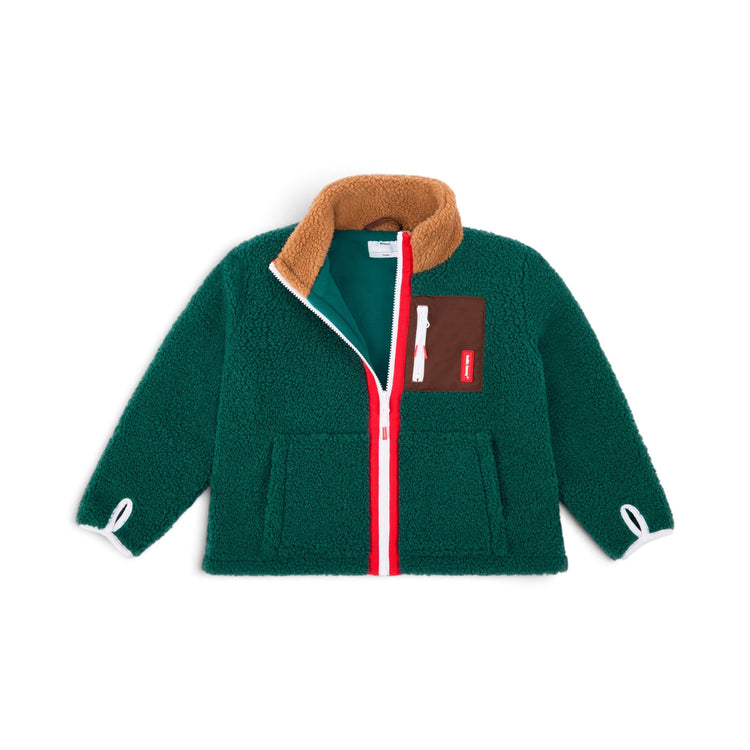HELLO HOSSY. Παιδικό μπουφάν fleece Duck Blue