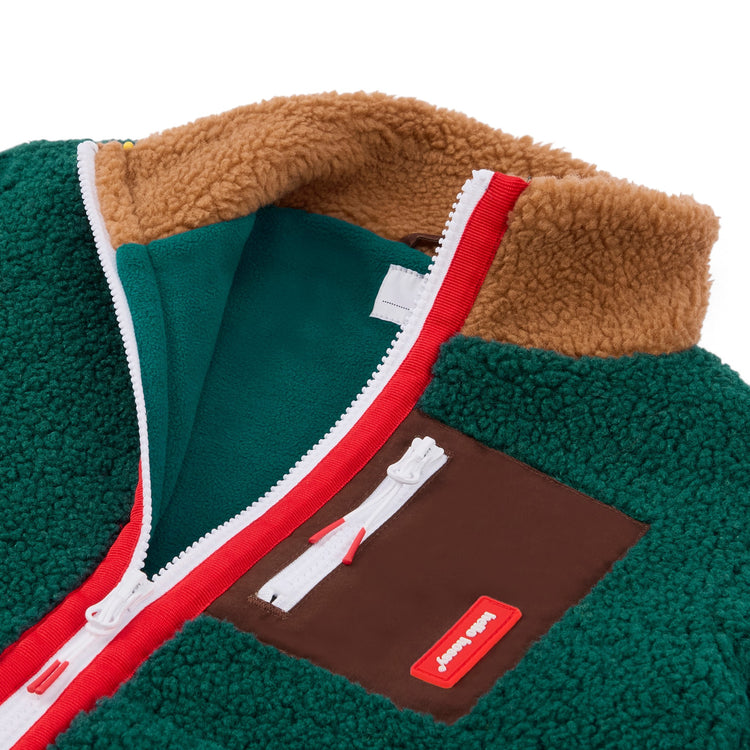 HELLO HOSSY. Παιδικό μπουφάν fleece Duck Blue