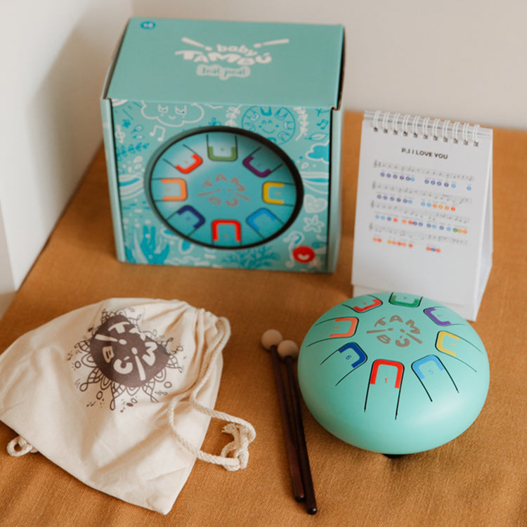 Juegaconmigo. Baby Tambu 6'' 8 tones - Teal Peal