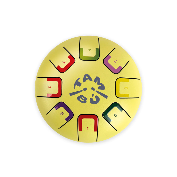Juegaconmigo. Baby Tambu 6'' 8 tones - Mellow Yellow
