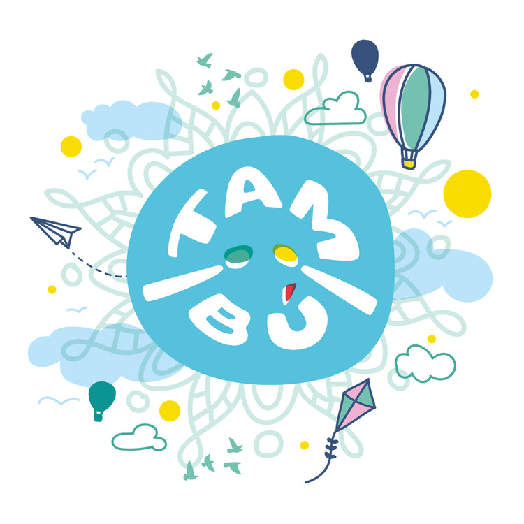 Juegaconmigo. Tambu 8 11 tones - Calm Sky (Turquoise)