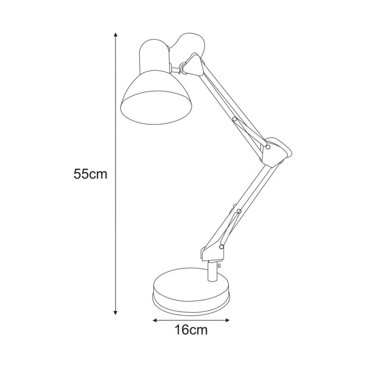 KAJA LIGHTING. Desk lamp COSMO silver