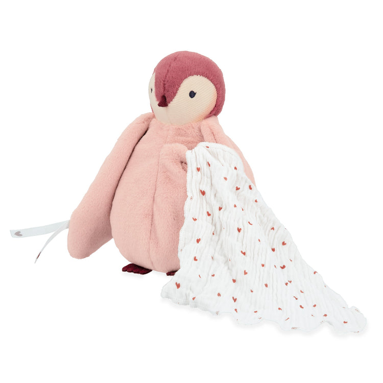 COMPLICES. Kissing plush Penguin Pink