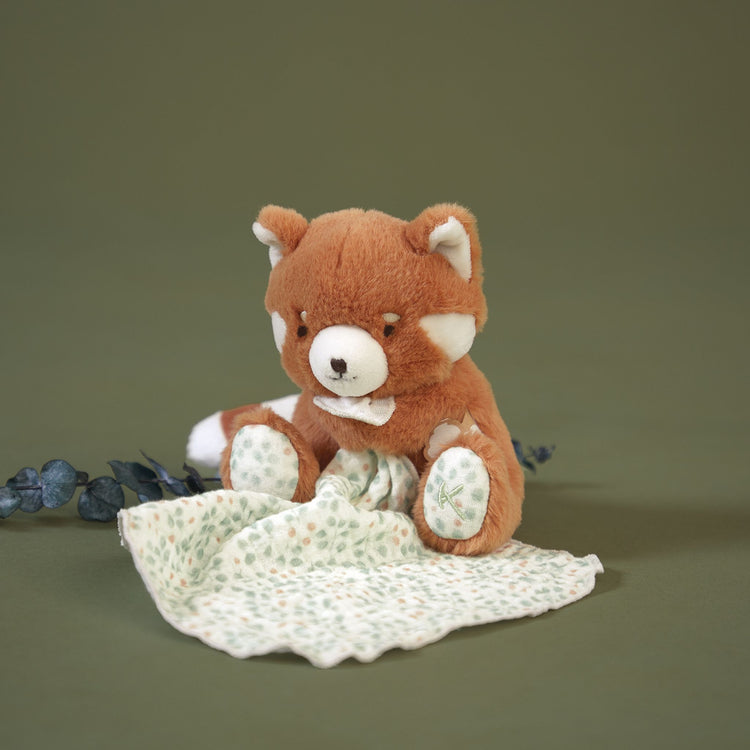 PETIT SONGE. Red panda swaddle blanket