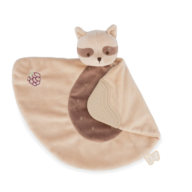 GRIGNOTI. Raccoon teether doudou