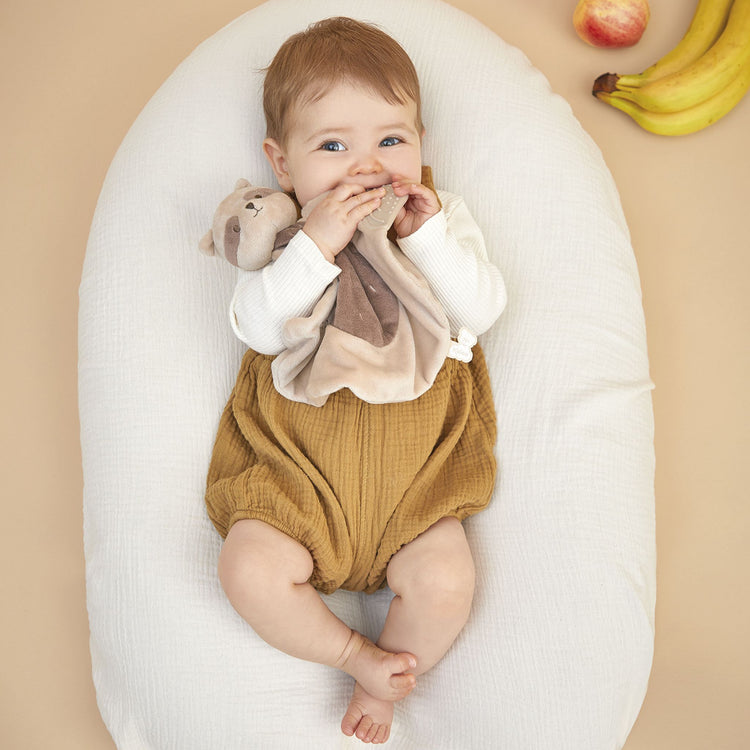 GRIGNOTI. Raccoon teether doudou