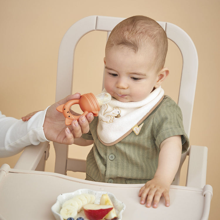 GRIGNOTI. Baby bib & feeder set