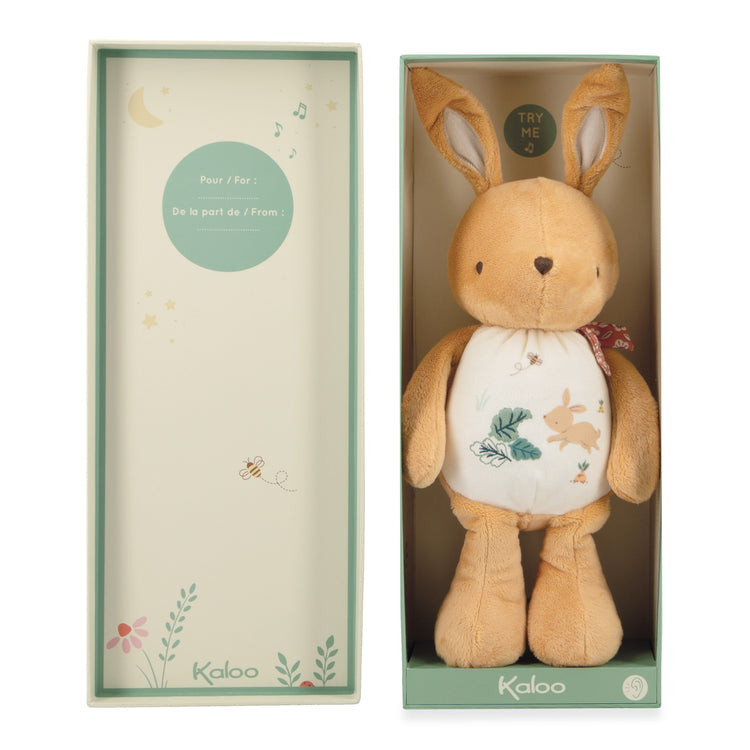 PETITES CHANSONS. Rabbit sound plush toy