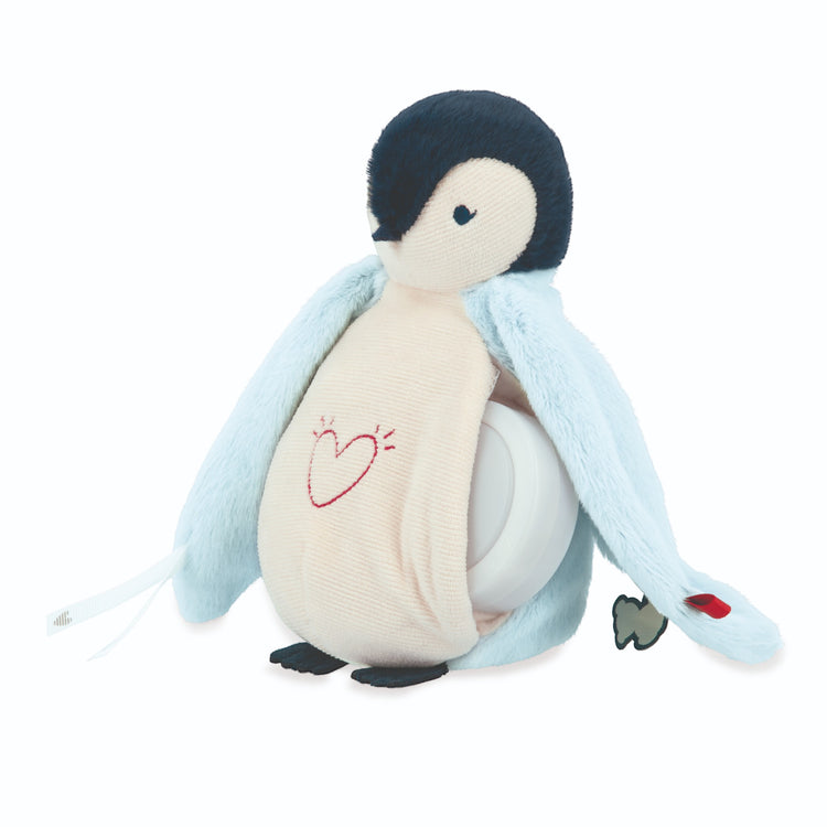 COMPLICES. Nightlight Plush Penguin Blue