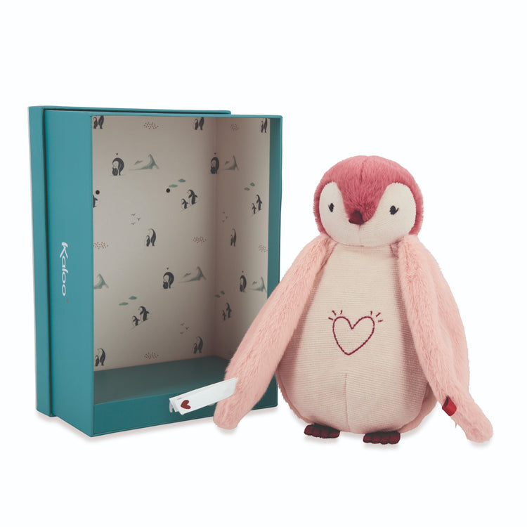 COMPLICES. Nightlight Plush Penguin Pink