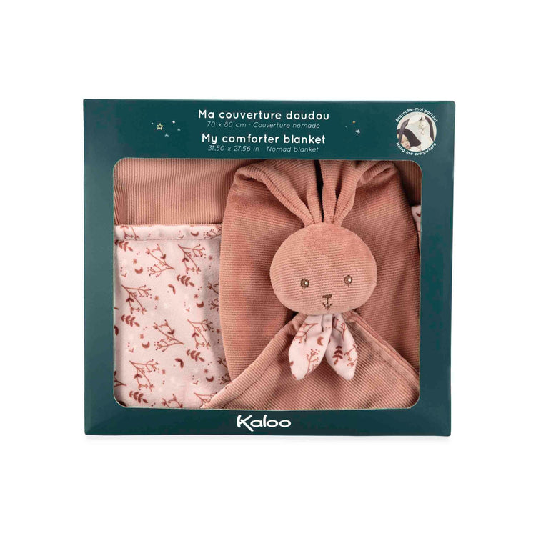 LAPINOO. Bunny cuddly blanket terracotta