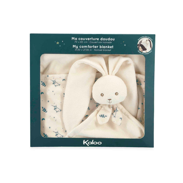 LAPINOO. Bunny cuddly blanket cream