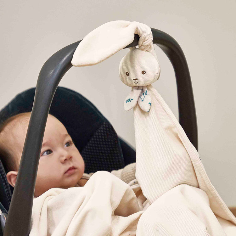 LAPINOO. Bunny cuddly blanket cream