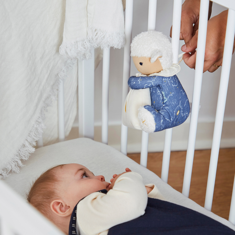 DOUX SOMMEIL. Μαλακό προβατάκι με φωτάκι νυχτός
