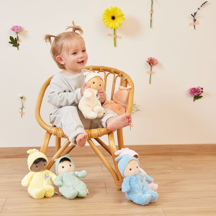 TENDRE BEBE. Baby Jasmine fabric doll