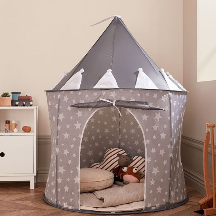 KIDS CONCEPT. Play tent grey STAR