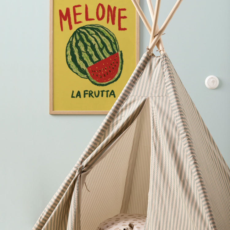 KIDS CONCEPT. Tipi tent stripe KID’S BASE