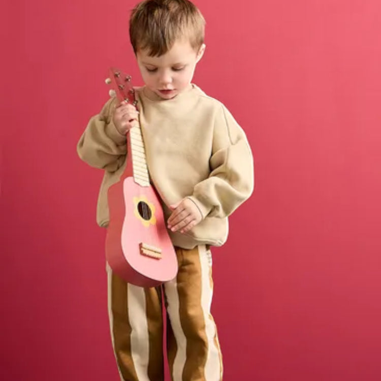 KIDS CONCEPT. Toy guitar flower pink KID'S MUSIC