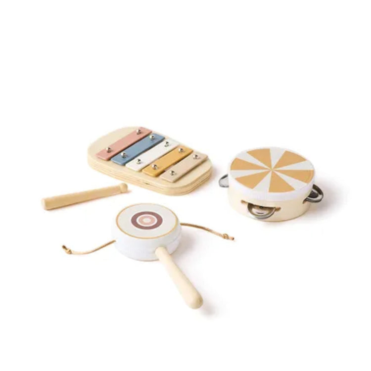 KIDS CONCEPT. Music set brown KID'S MUSIC