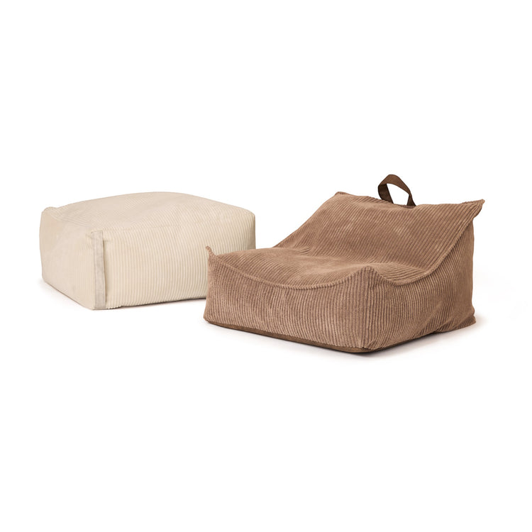 KIDS CONCEPT. Bean bag brown KID'S BASE