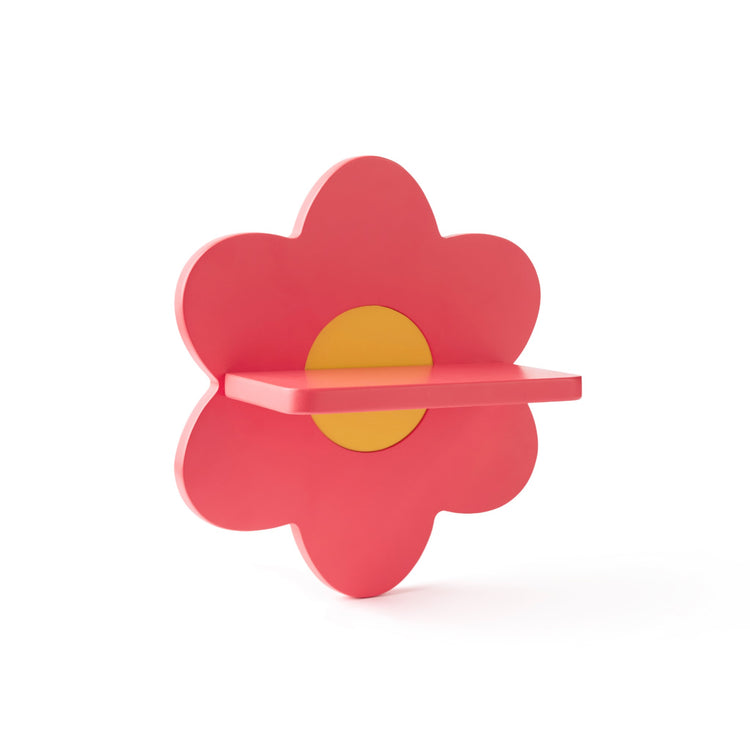 KIDS CONCEPT. Shelf flower pink KID'S BASE