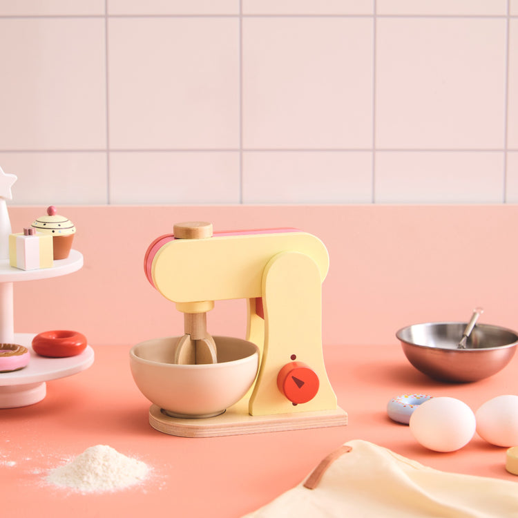 KIDS CONCEPT. Ξύλινο μίξερ KID'S HUB (κίτρινο)