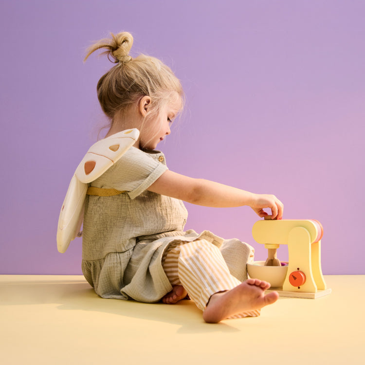 KIDS CONCEPT. Ξύλινο μίξερ KID'S HUB (κίτρινο)