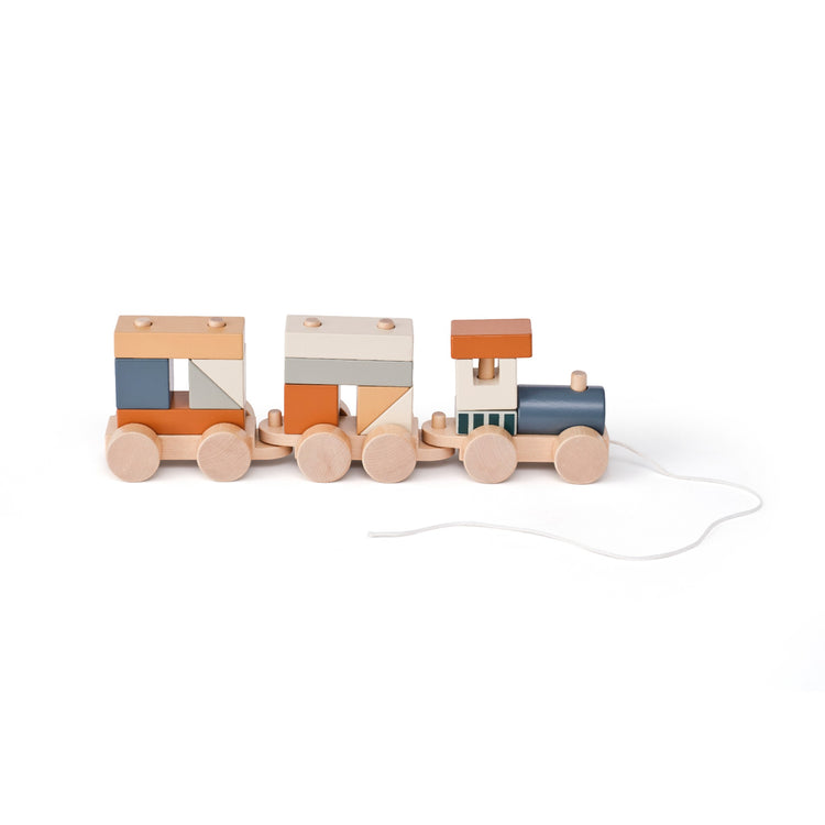 KIDS CONCEPT. Ξύλινο τρενάκι με τουβλάκια ταξινόμησης
