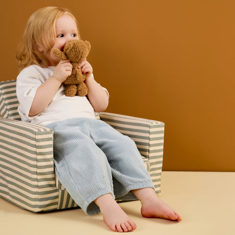 KIDS CONCEPT. Πτυσσόμενη πολυθρόνα KID'S BASE (ριγέ)